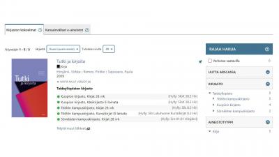 Screenshot Arsca-näkymästä.